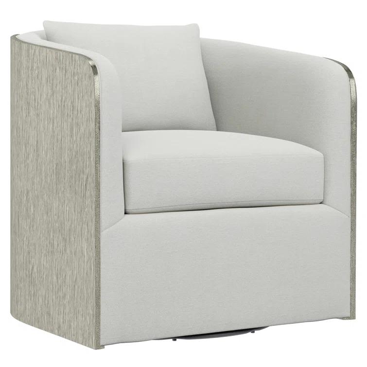 Eliot Upholstered Swivel Barrel Chair