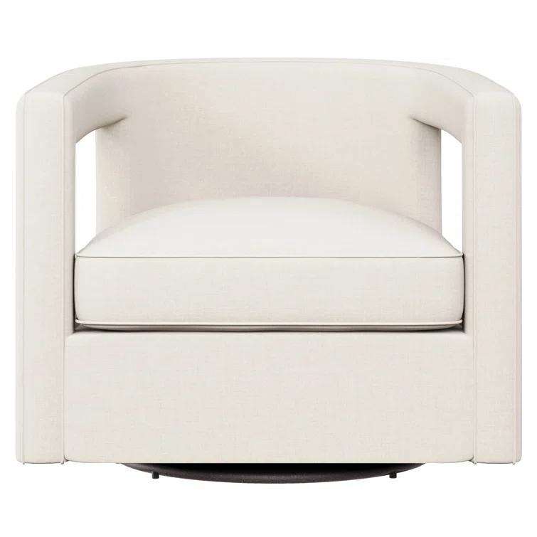 Alana Upholstered Swivel Barrel Chair