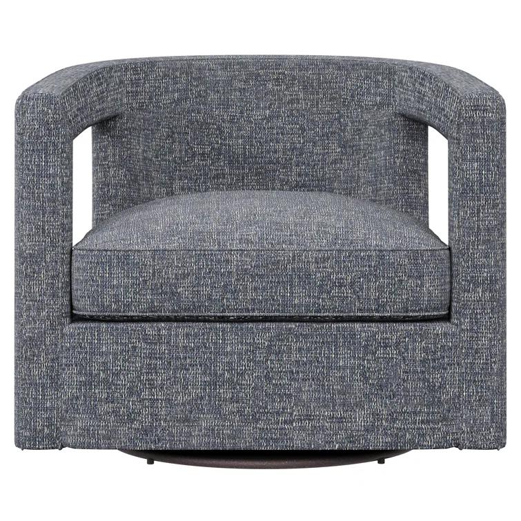 Alana Upholstered Swivel Barrel Chair