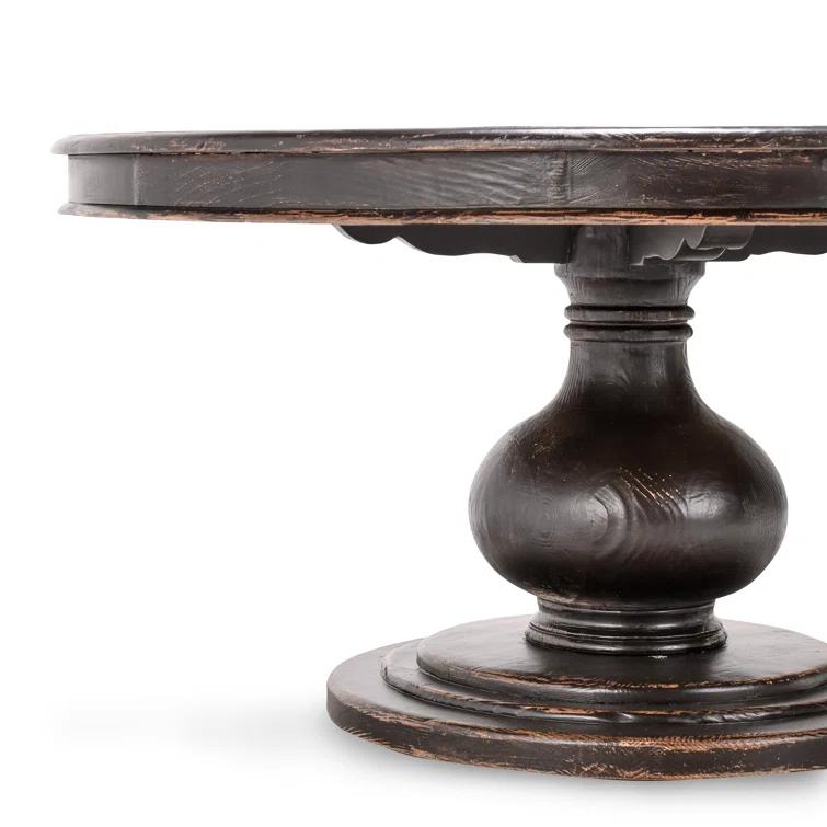 Dadeville Pine Round Solid Wood Dining Table