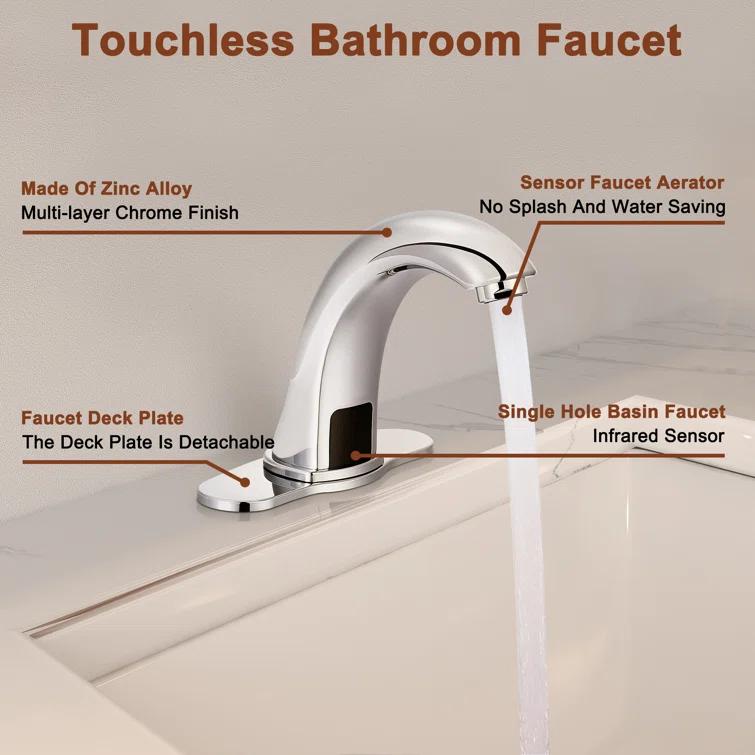 mondawe MD-S877BN Single-Hole Bathroom Faucet
