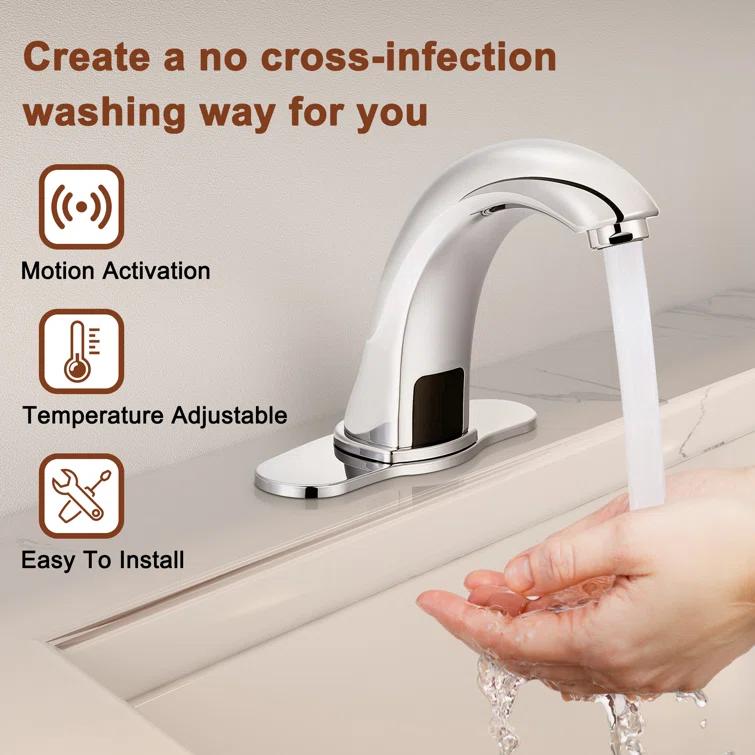 mondawe MD-S877BN Single-Hole Bathroom Faucet