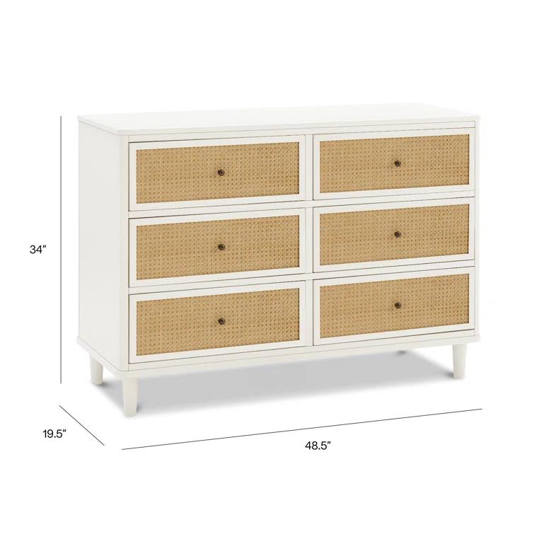 Marin 6 Drawer 19.49" W Dresser
