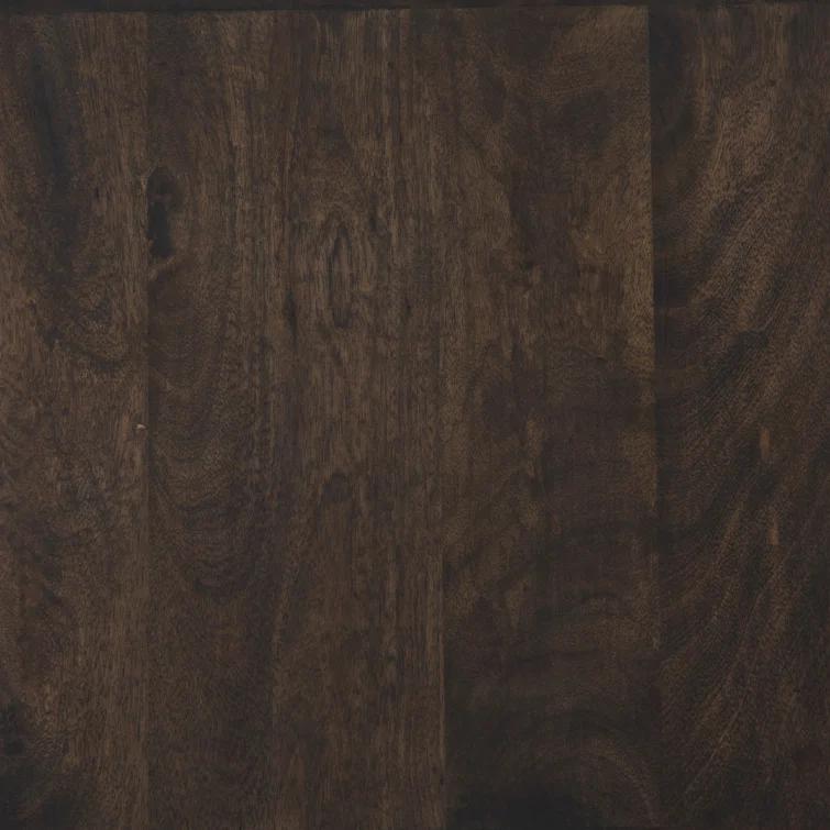 Carved Mango Wood Filing Cabinet (19")