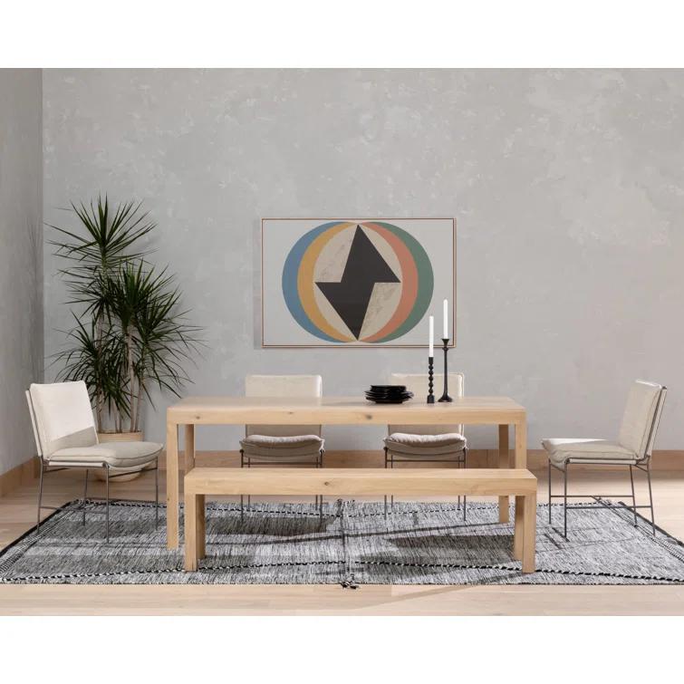 Beck 70'' Dry Wash Poplar Modern Shaker Dining Bench