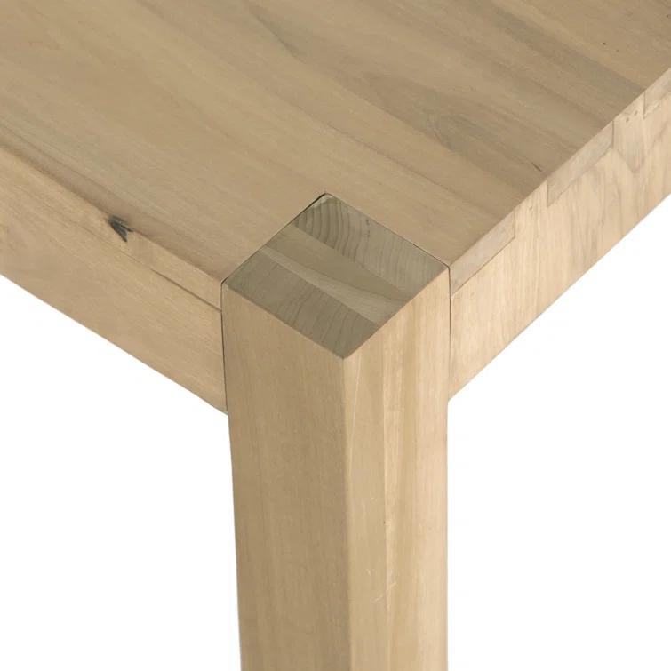 Beck 70'' Dry Wash Poplar Modern Shaker Dining Bench