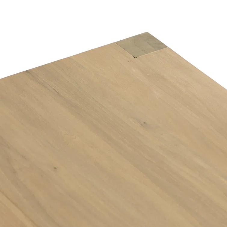 Beck 70'' Dry Wash Poplar Modern Shaker Dining Bench