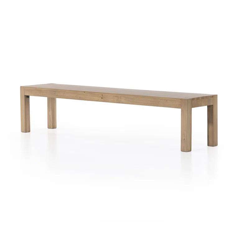 Beck 70'' Dry Wash Poplar Modern Shaker Dining Bench