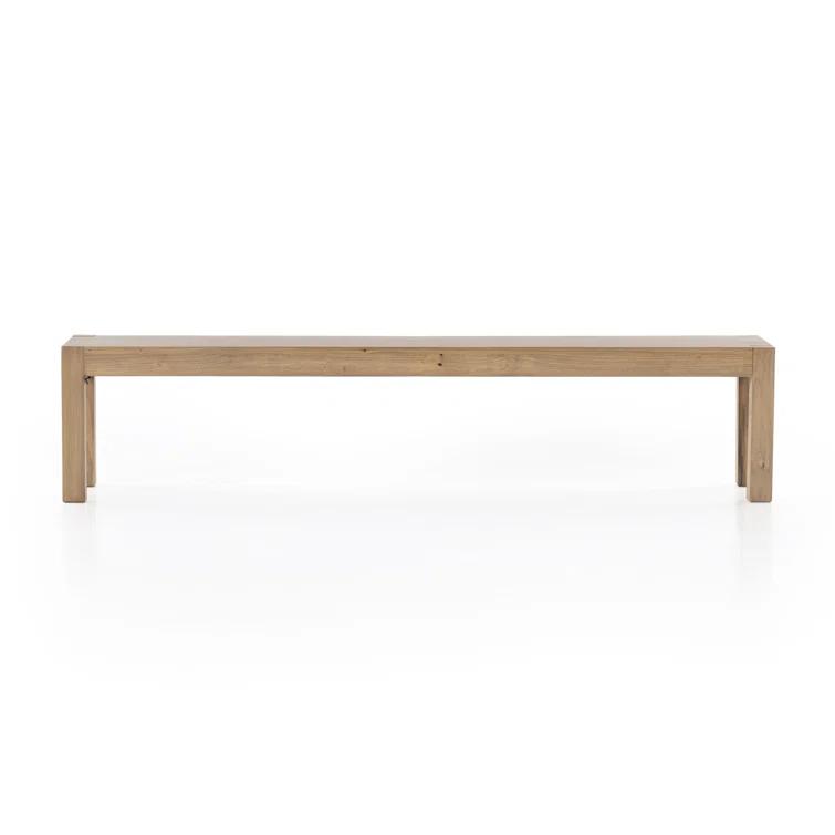 Beck 70'' Dry Wash Poplar Modern Shaker Dining Bench