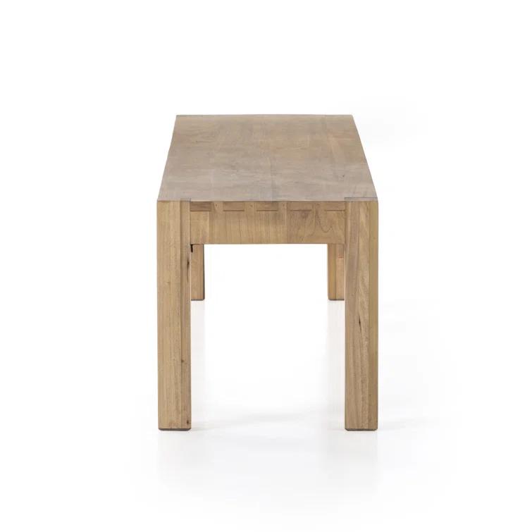 Beck 70'' Dry Wash Poplar Modern Shaker Dining Bench