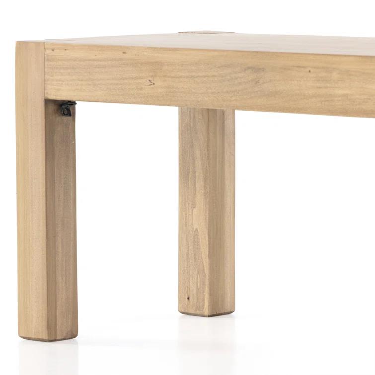 Beck 70'' Dry Wash Poplar Modern Shaker Dining Bench