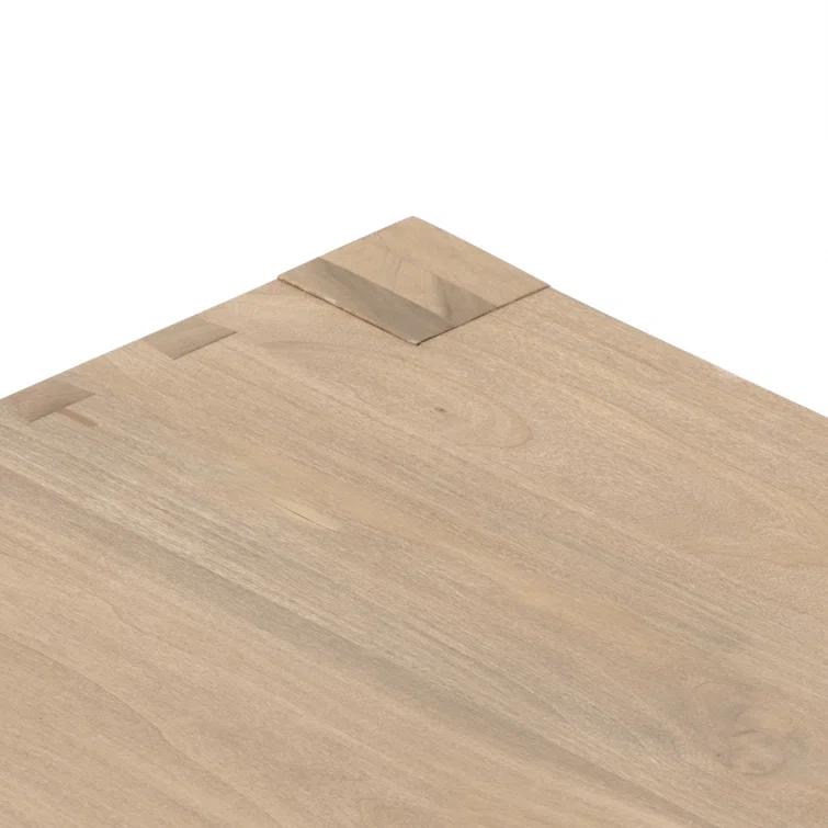 Beck 70'' Dry Wash Poplar Modern Shaker Dining Bench