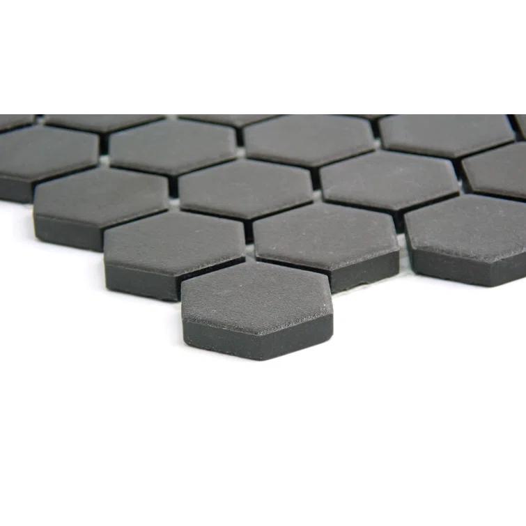 Source™ 11" x 11" Porcelain Honeycomb Mosaic Tile