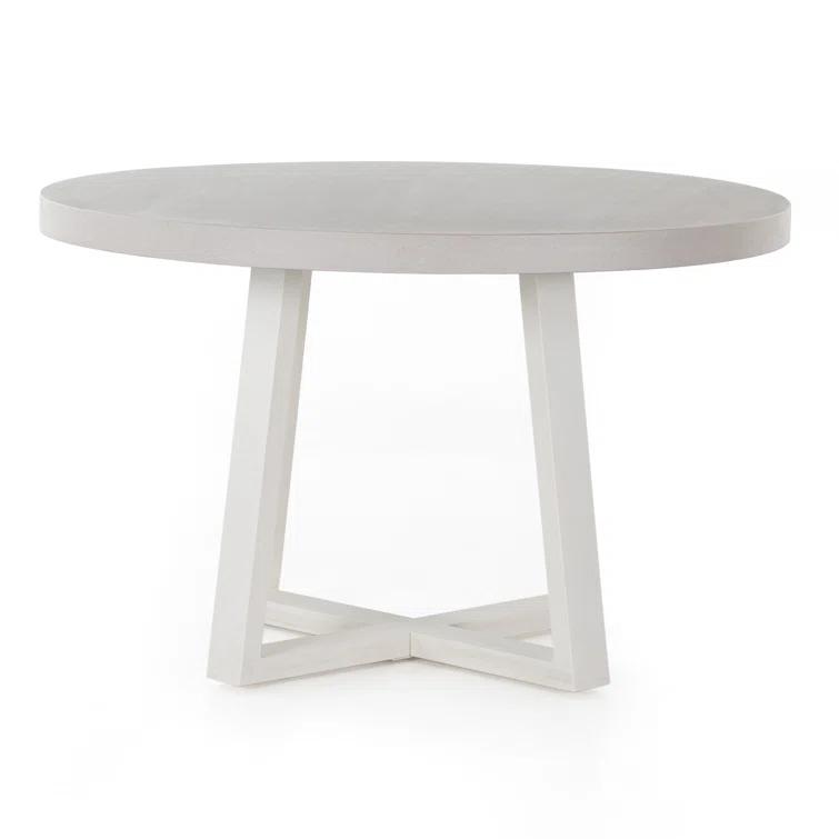 Hollis Indoor / Outdoor Round Dining Table - Natural / 48"