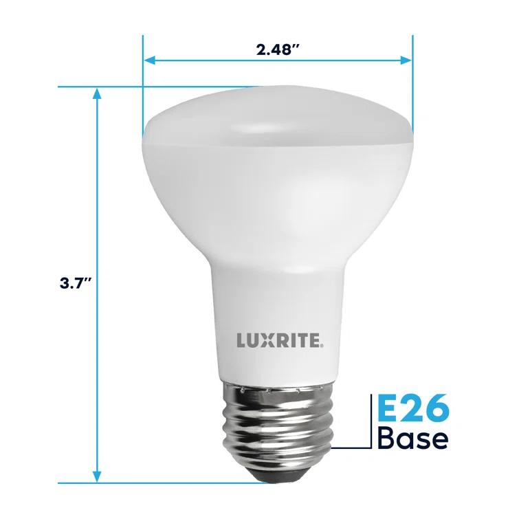 45 Watt Equivalent BR20 E26/Medium (Standard) Dimmable 6500K LED Bulb