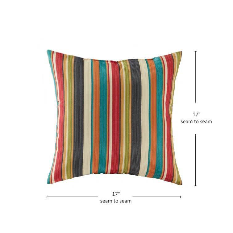 Indoor/Outdoor Reversible Throw Pillow