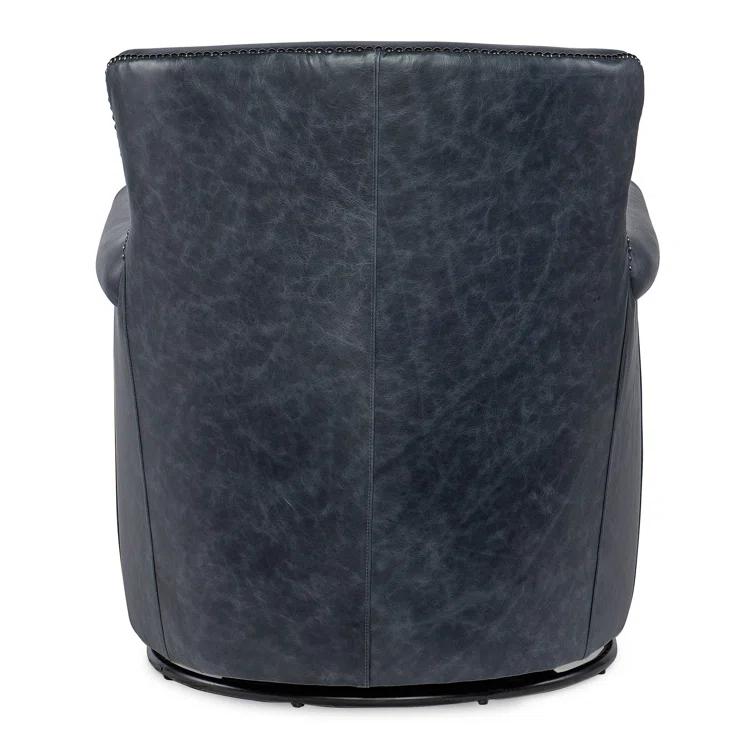 Hooker Furniture Leather Swivel Club Chair