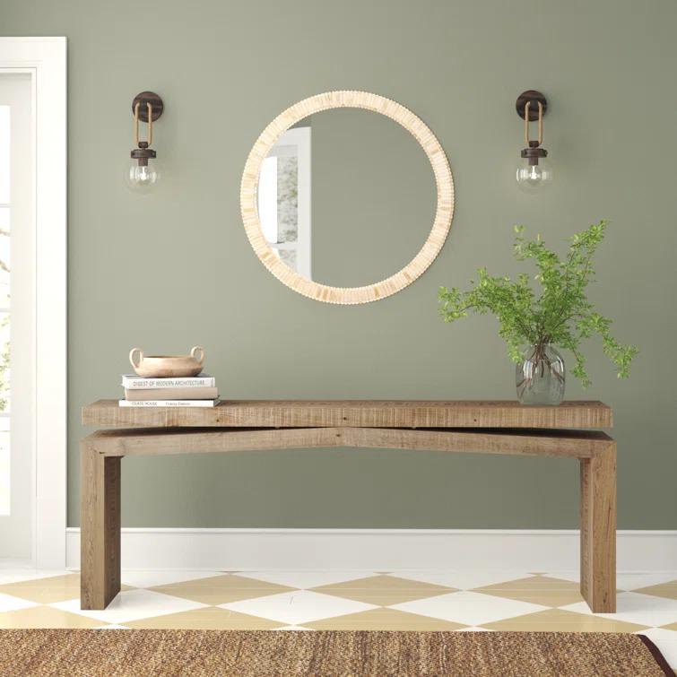 Matthes 60" Sierra Rustic Natural Solid Wood Console Table