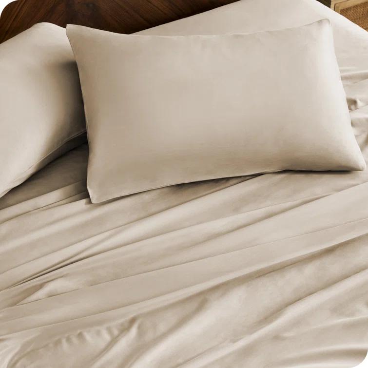 Bare Home 100% Cotton Percale Sheet Set