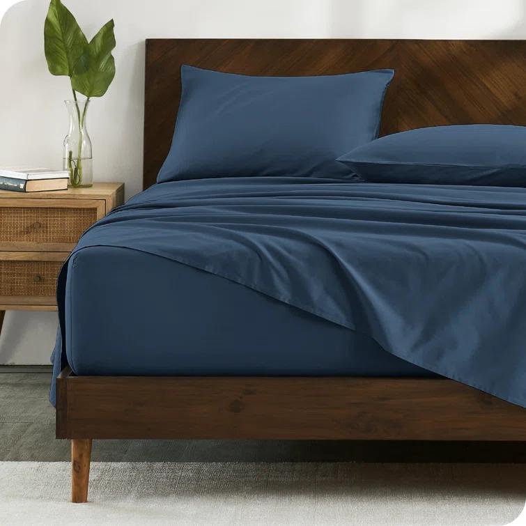 Bare Home 100% Cotton Percale Sheet Set