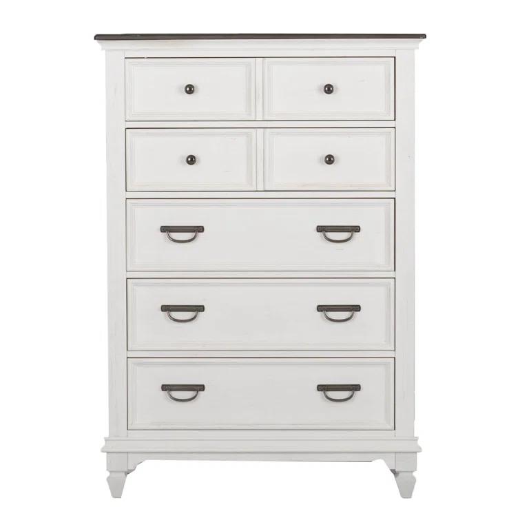 Colburn Panel Bed W/ Dresser & Mirror, Chest, Nightstand Set