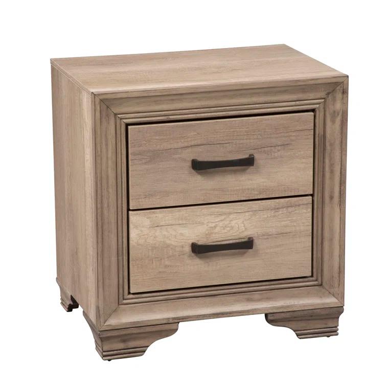 Eleora Upholstered Bed, Dresser & Mirror, Night Stand