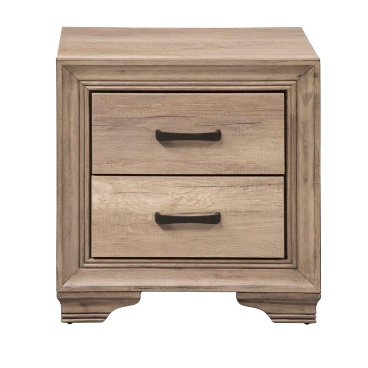 Eleora Upholstered Bed, Dresser & Mirror, Night Stand