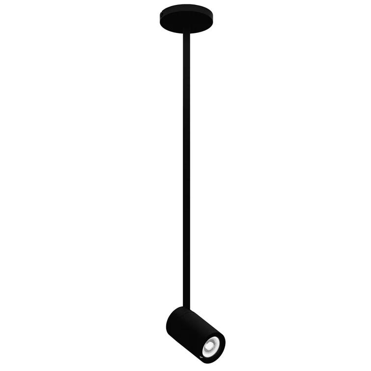 Bruck Lighting GX 15 LED Monopoint Spotlight - Field Cuttable GX15-15LM-27K-90-35D-120-ELV-MP-BK