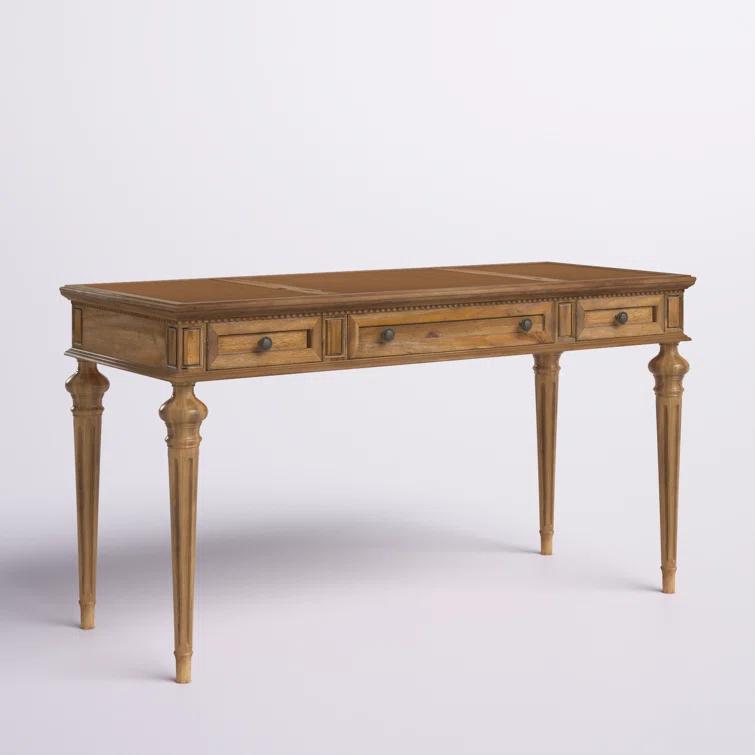 Lark Manor™ Ankaj Solid Wood Base Writing Desk