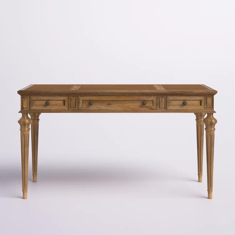 Lark Manor™ Ankaj Solid Wood Base Writing Desk