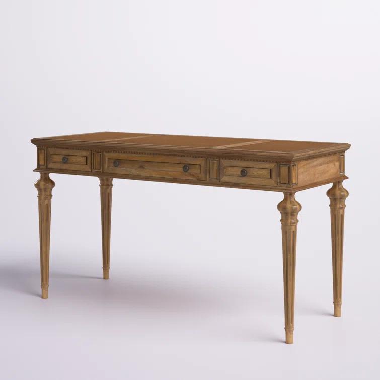 Lark Manor™ Ankaj Solid Wood Base Writing Desk