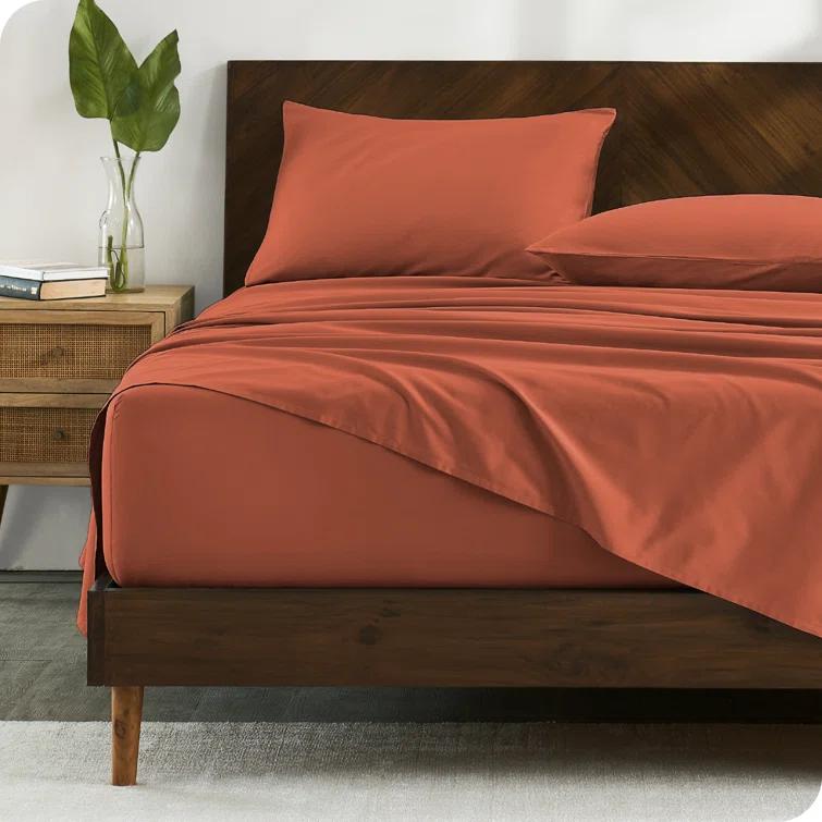 Bare Home 100% Cotton Percale Sheet Set