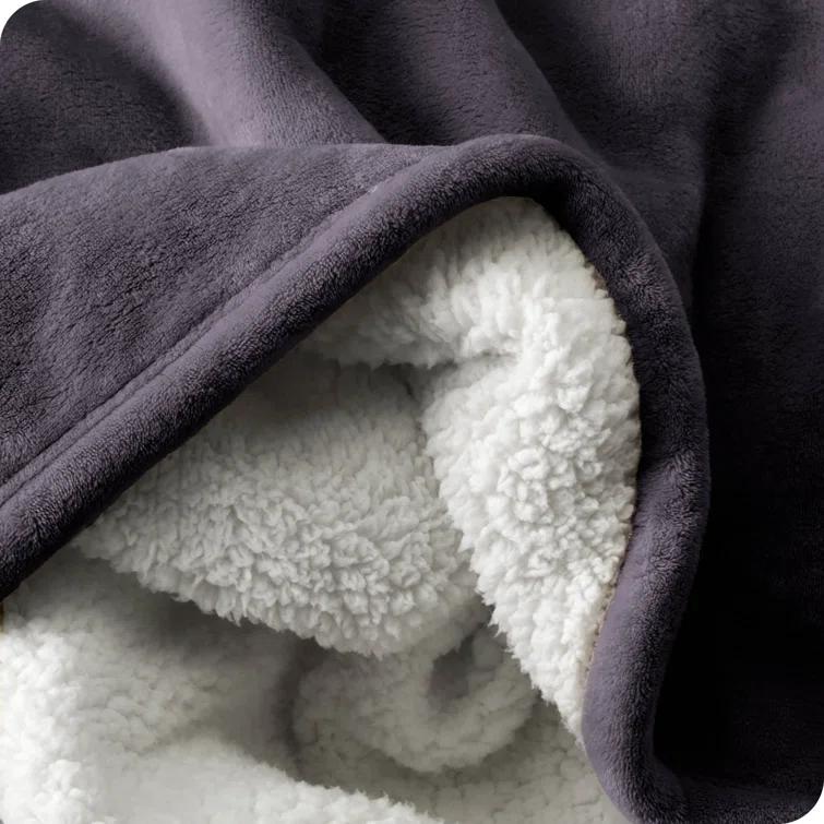 Bare Home Sherpa Fleece Blanket