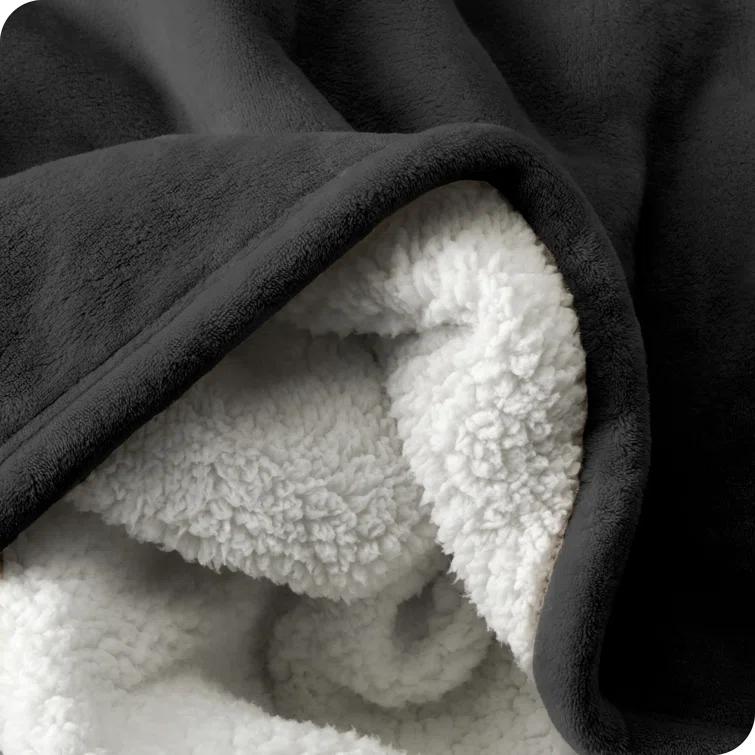 Bare Home Sherpa Fleece Blanket