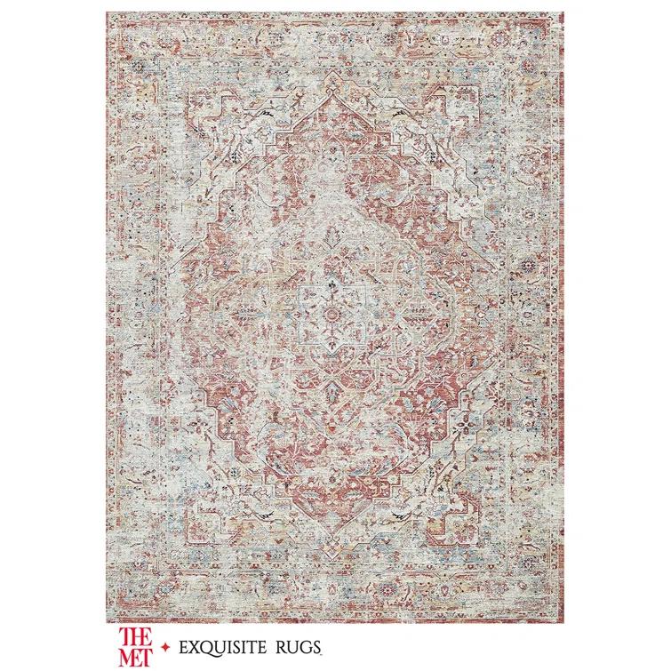 The Met x Exquisite Rugs Antique Beige/Rust Area Rug