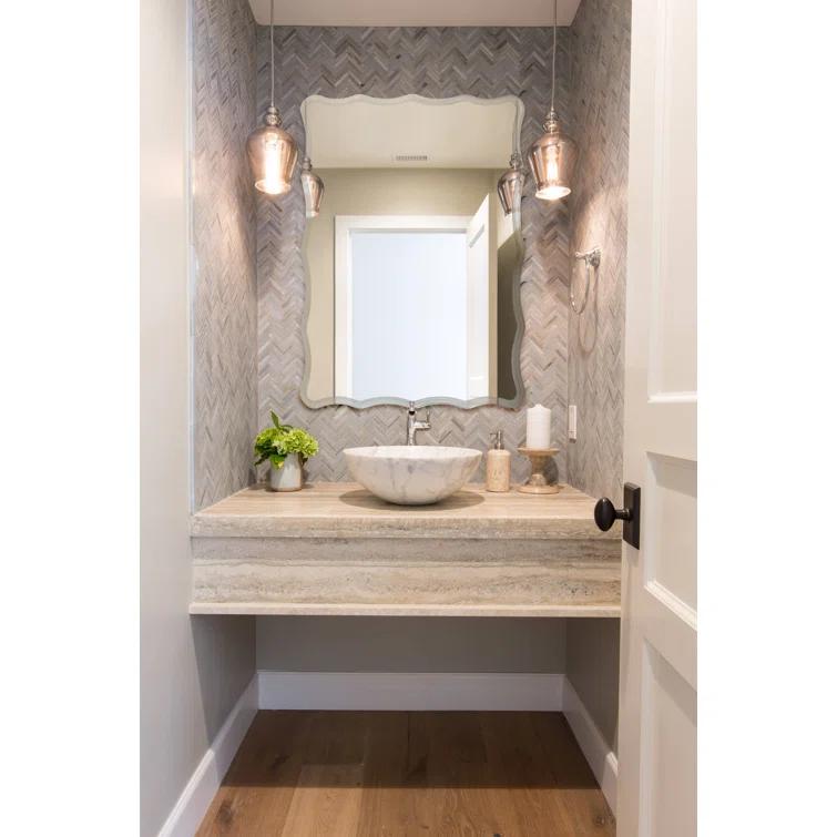 Willa Arlo™ Interiors Schulenburg Modern & Contemporary Frameless Accent Vanity Mirror