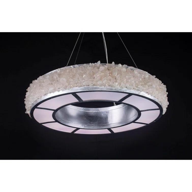 Arctic Halo 12 - Light Drum Chandelier