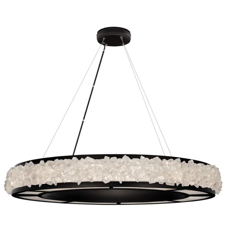 Arctic Halo 12 - Light Drum Chandelier