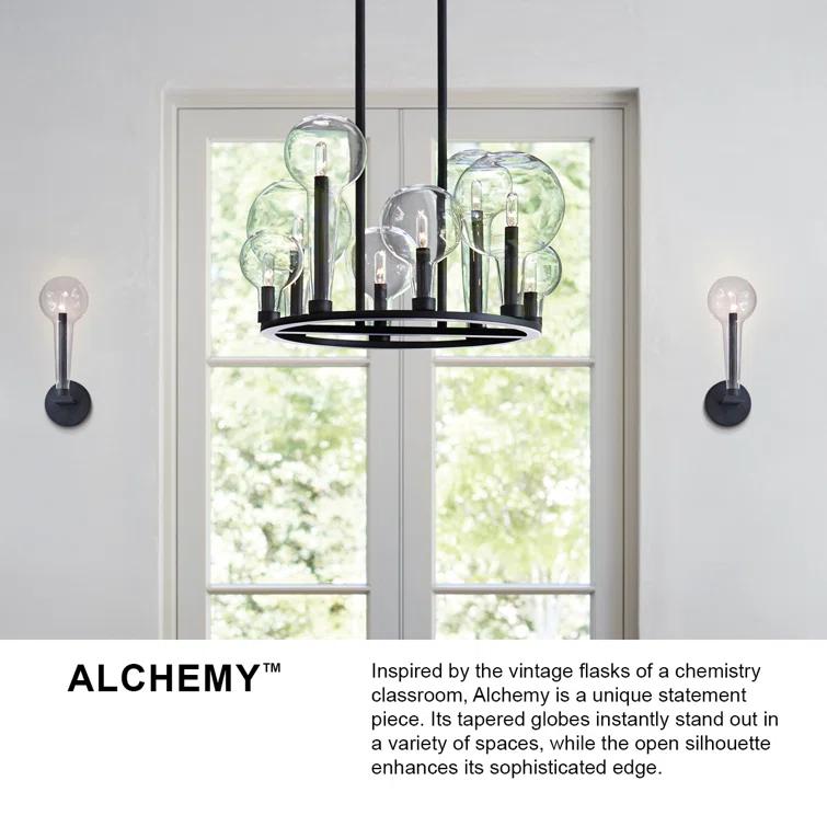 Fifteen Light Large Chandelier In Transitional-Industrial Style 37.75 Inches Wide By 16.25 Inches High-Black Finish Hinkley Lighting 30529Bk