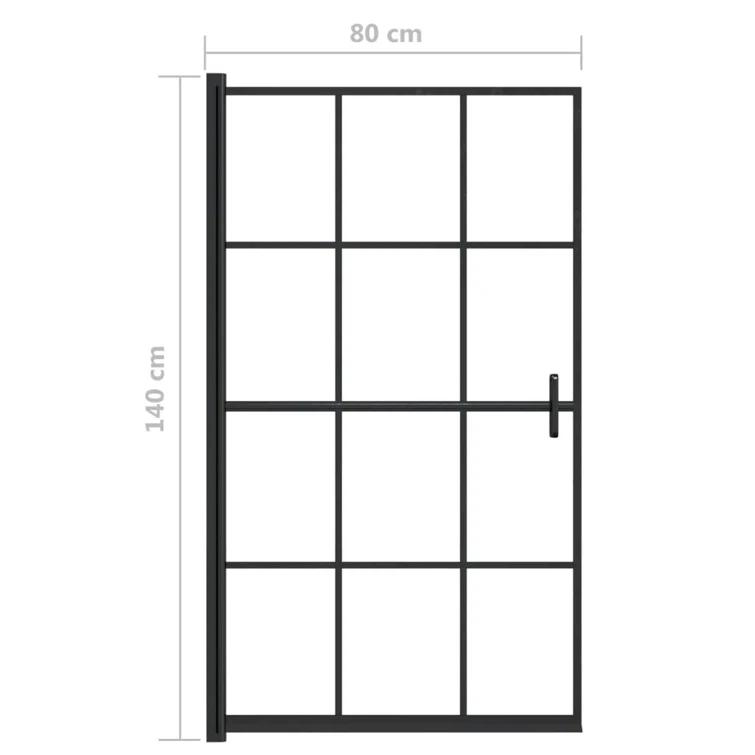31.5'' W 55.1'' H Framed Rectangle Shower Enclosure