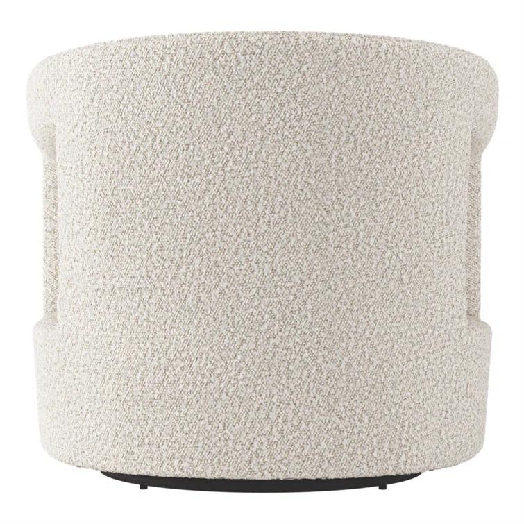 Alana Upholstered Swivel Barrel Chair