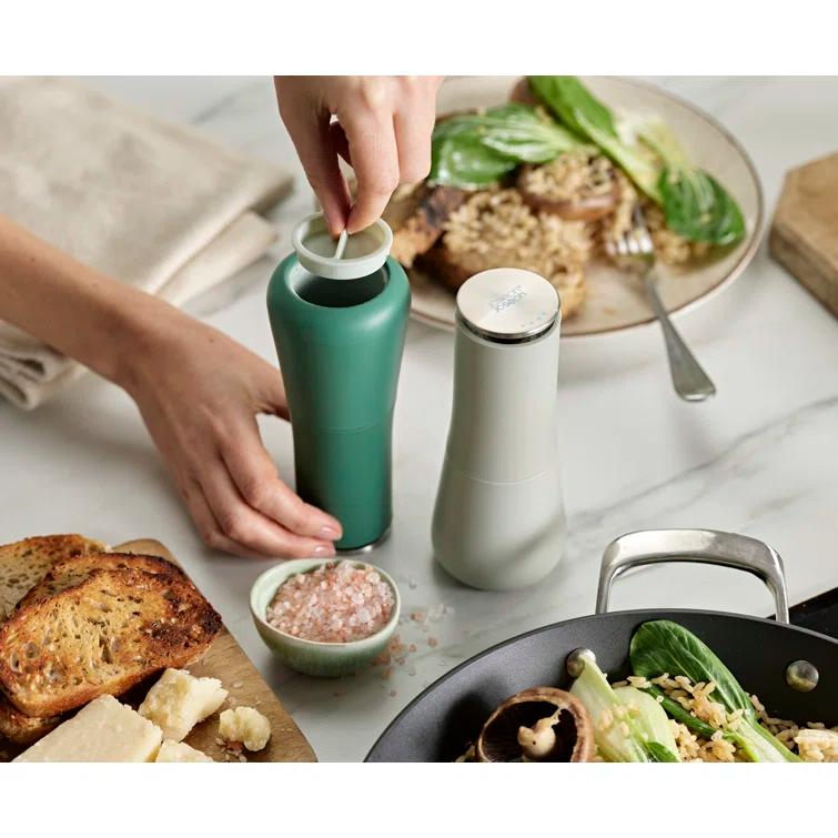 Joseph Joseph Milltop Non-Spill Salt and Pepper Mill Set