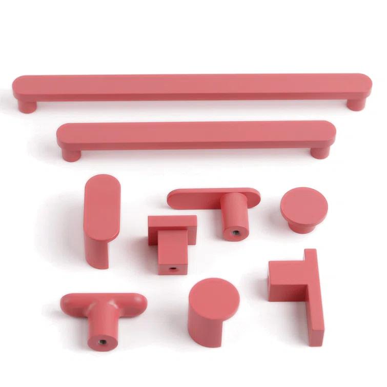 ROUS Aluminum Cabinet T Bar Drawer Knobs, Matte Finish Drawer Pulls, 1-Count