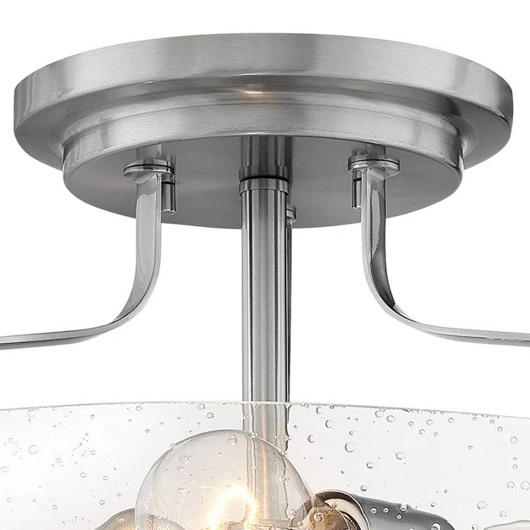 Harper 3-Light Semi-Flush Mount Retro Ceiling Light