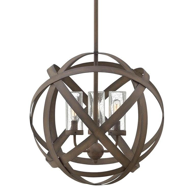 Hinkley Lighting 29703VI-LL Outdoor Pendant Vintage Iron Metal Carson