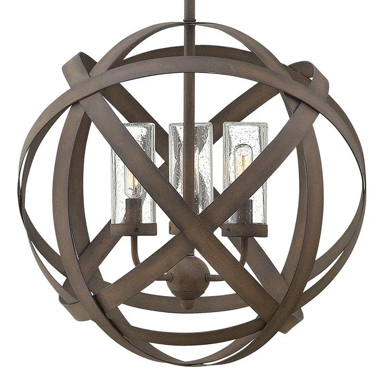 Hinkley Lighting 29703VI-LL Outdoor Pendant Vintage Iron Metal Carson