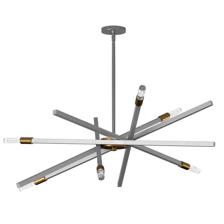 Archer 6 - Light Sputnik Modern Linear Chandelier