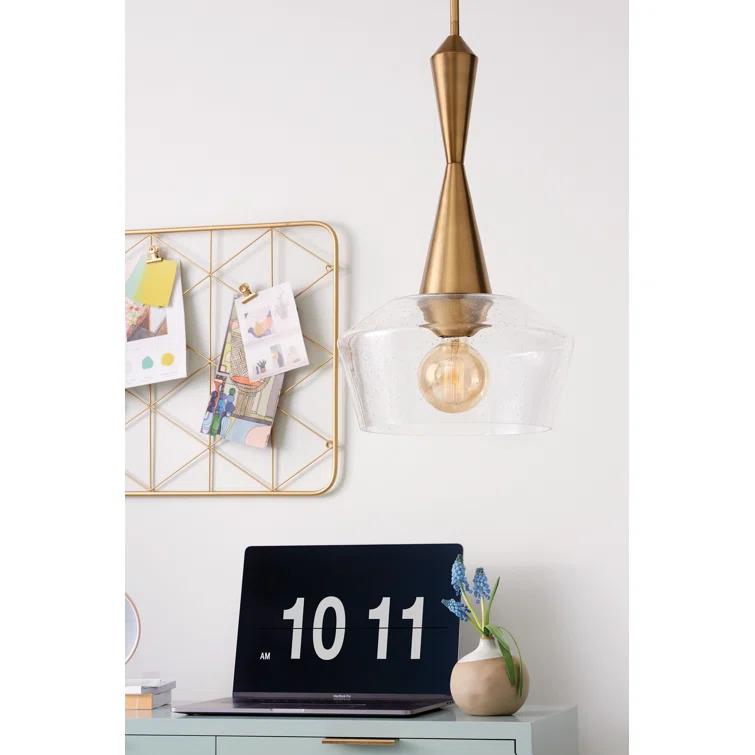 Bette 1 - Light Single Schoolhouse Pendant