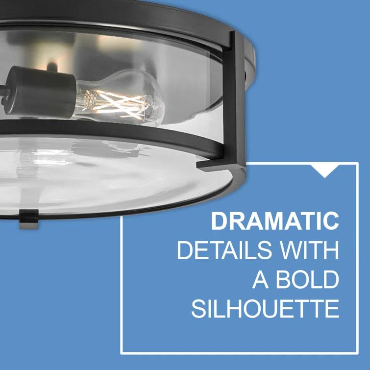 Lowell Three-Light Flush Mount Ceiling Light