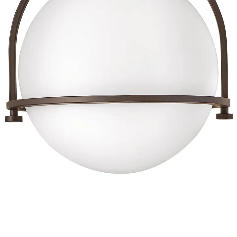 McCormick Hand Blown Glass Semi Flush Mount